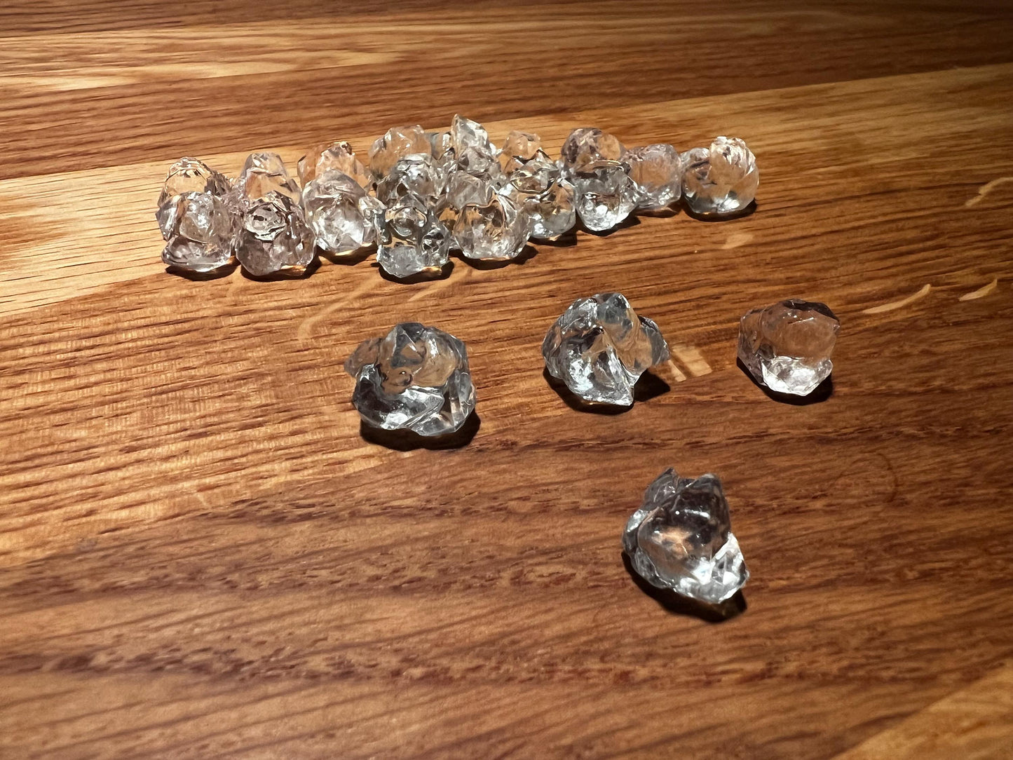 Ice crystals (deluxe board game tokens)