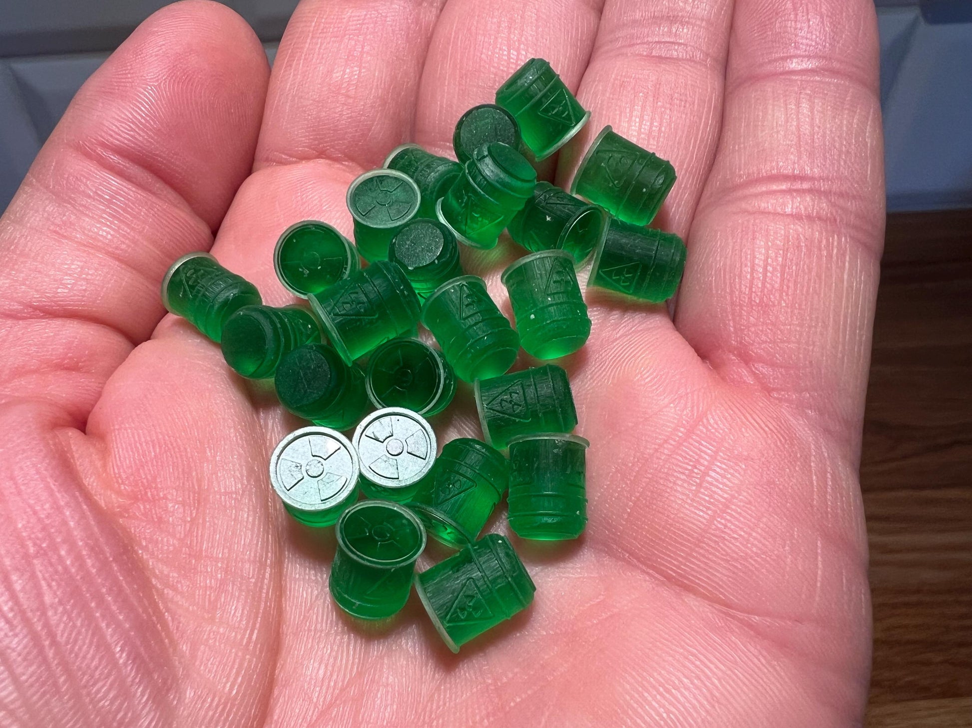 Nucleum uranium tokens - set of 25 deluxe board game upgrades