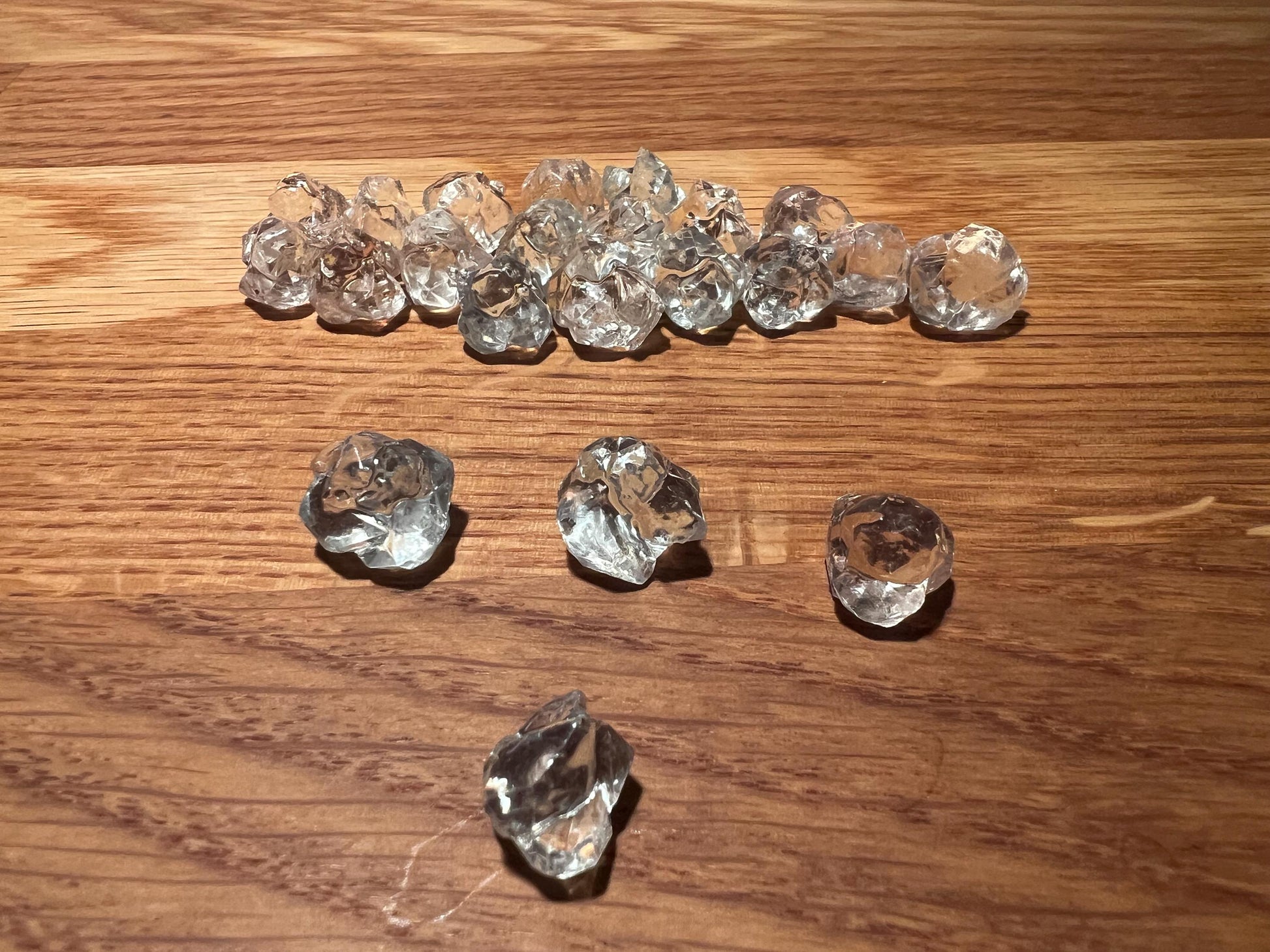 Ice crystals (deluxe board game tokens)